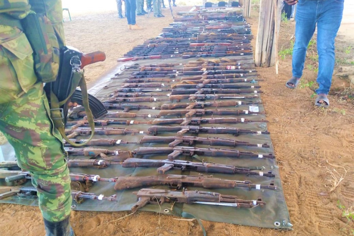 FDS desactivam esconderijo de armas em Mbau