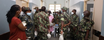 MDN socializa-se com doentes no Hospital Militar de Maputo